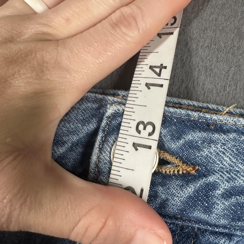 Aeropostale Curvy 90s Baggy Jeans Womens 18 Blue Light Wash High Rise Relaxed - Picture 9 of 15